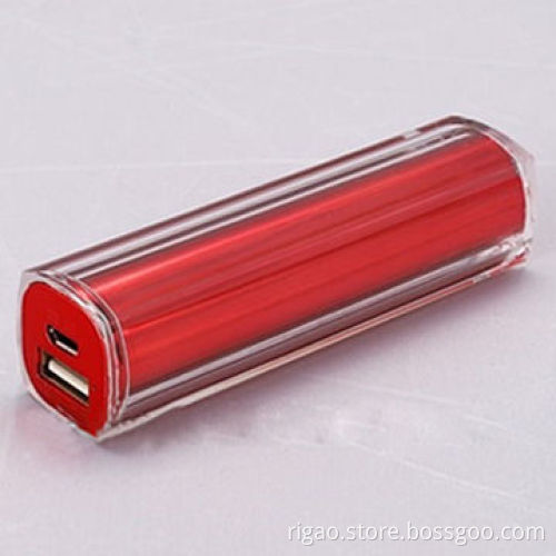 New comming transparent housing power bank
